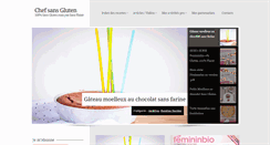 Desktop Screenshot of chefsansgluten.com